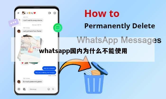 whatsapp国内为什么不能使用